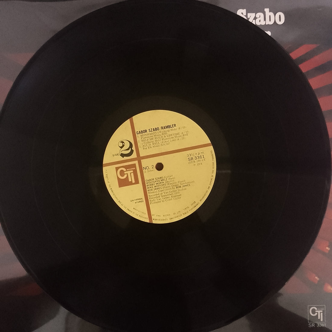 แผ่นเสียง Gabor Szabo - Rambler Vinyl VG+