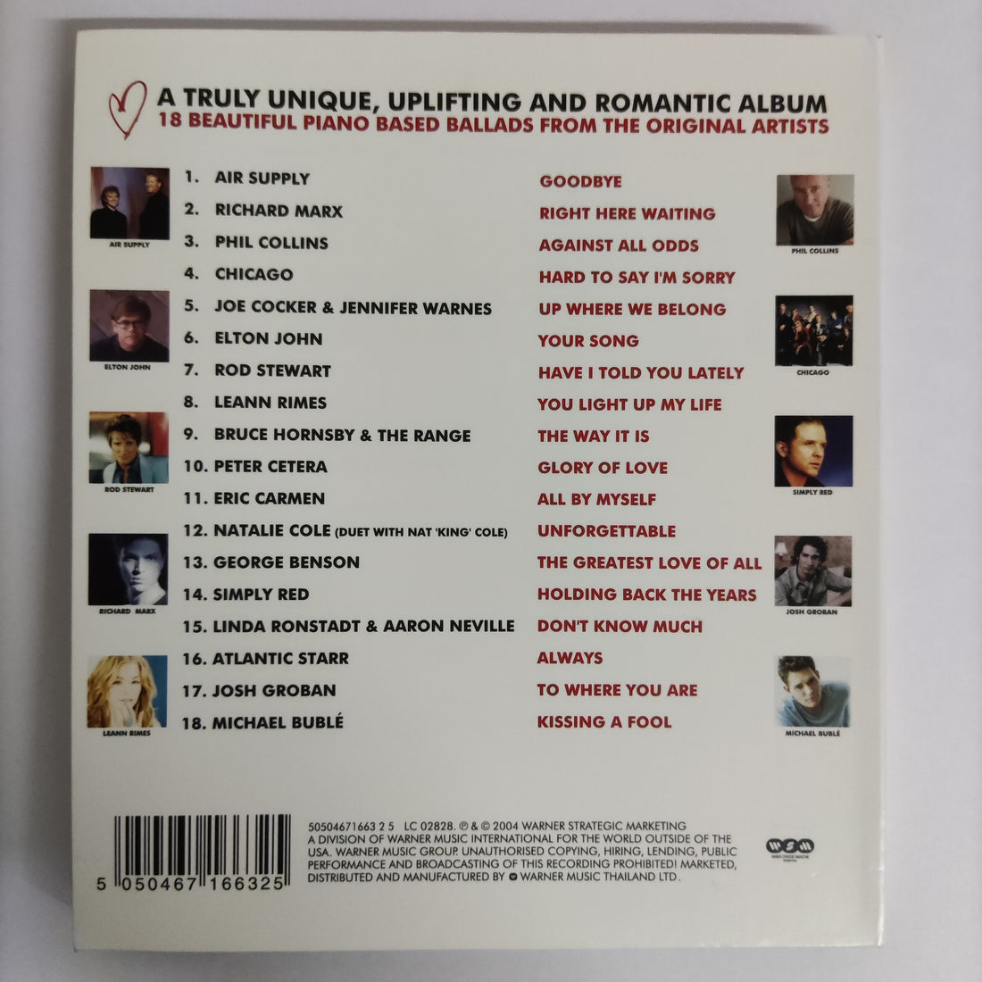 ซีดี Various - Keys Of Love The Very Best Of Piano Love Songs CD NM