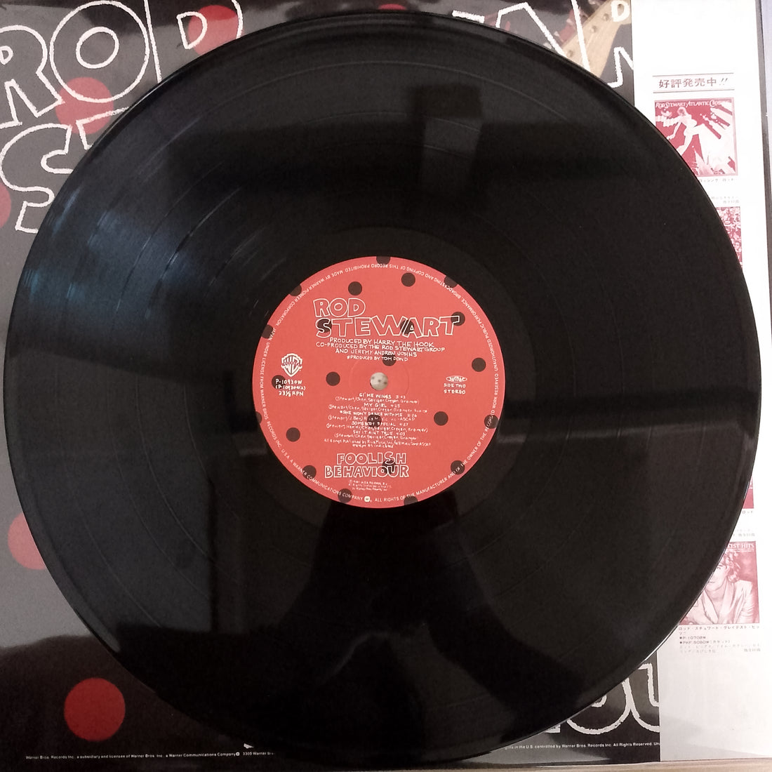 แผ่นเสียง Rod Stewart - Foolish Behaviour Vinyl VG+