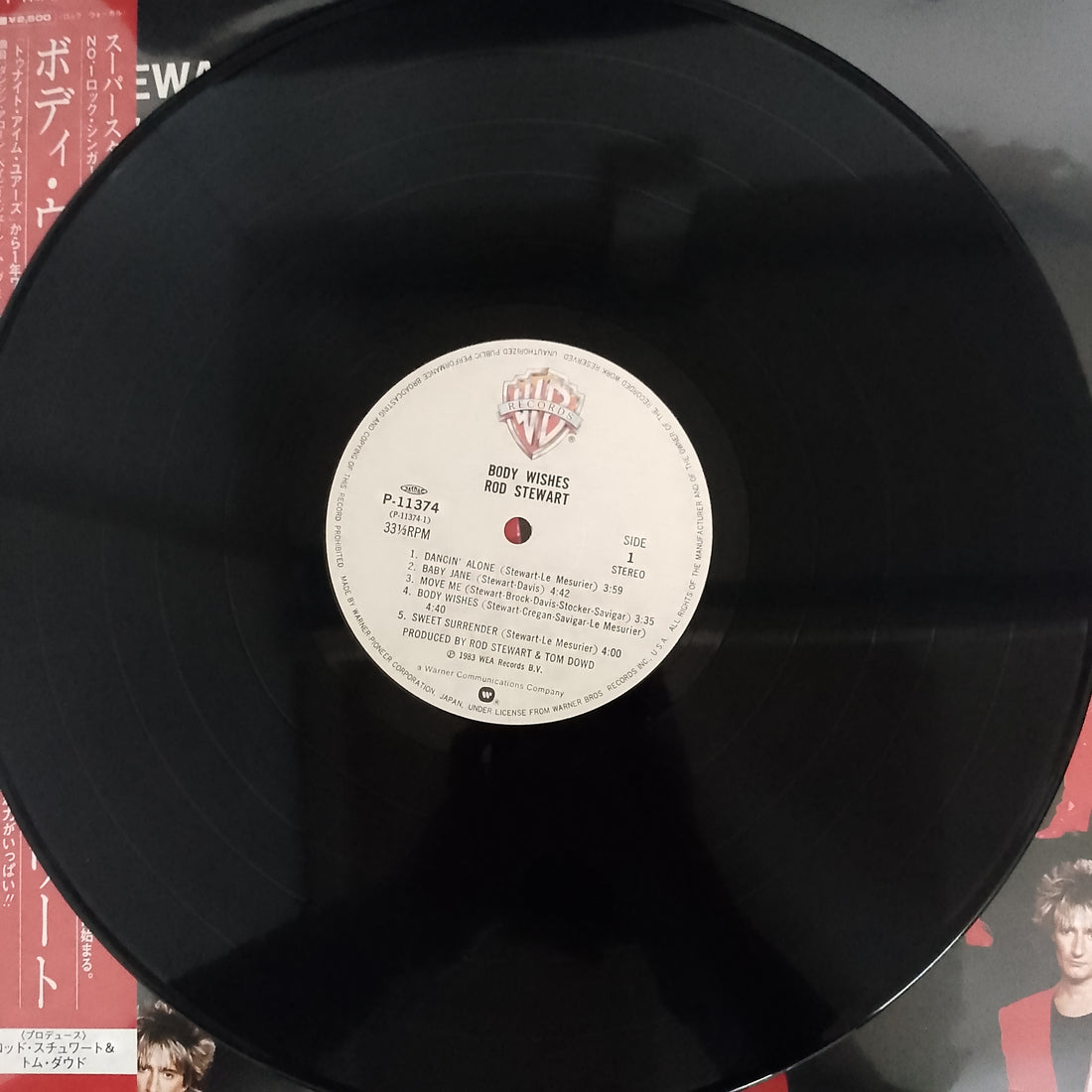 แผ่นเสียง Rod Stewart - Body Wishes Vinyl VG+