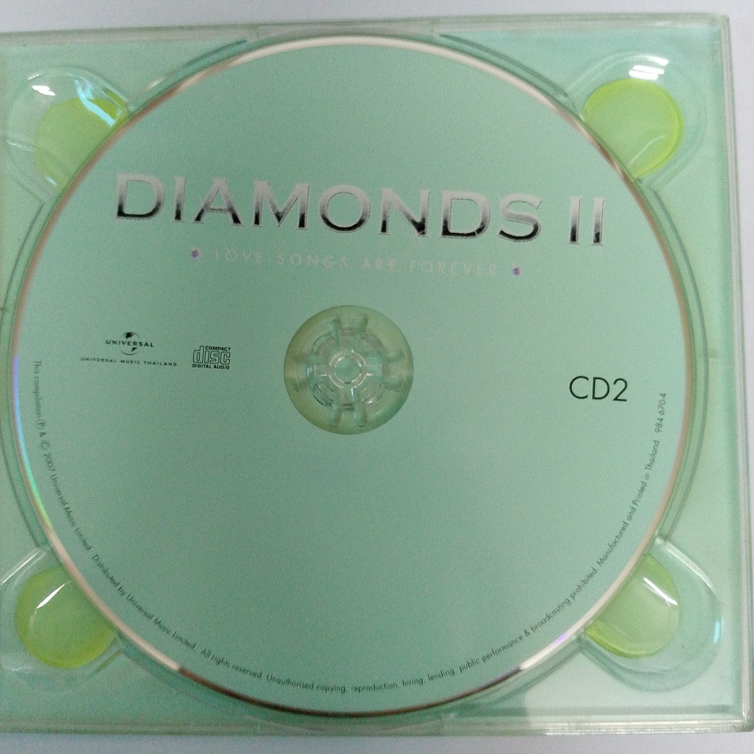 ซีดี Various – Diamonds II Love Songs Are Forever (CD) (VG+) (2CDs)