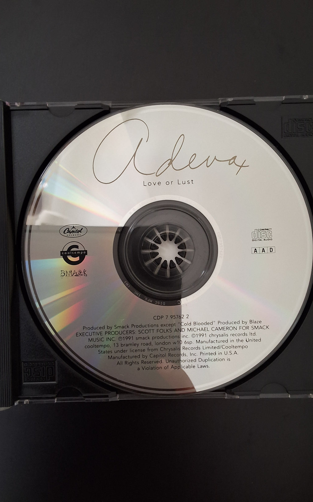 ซีดี Adeva - Love Or Lust CD VG+