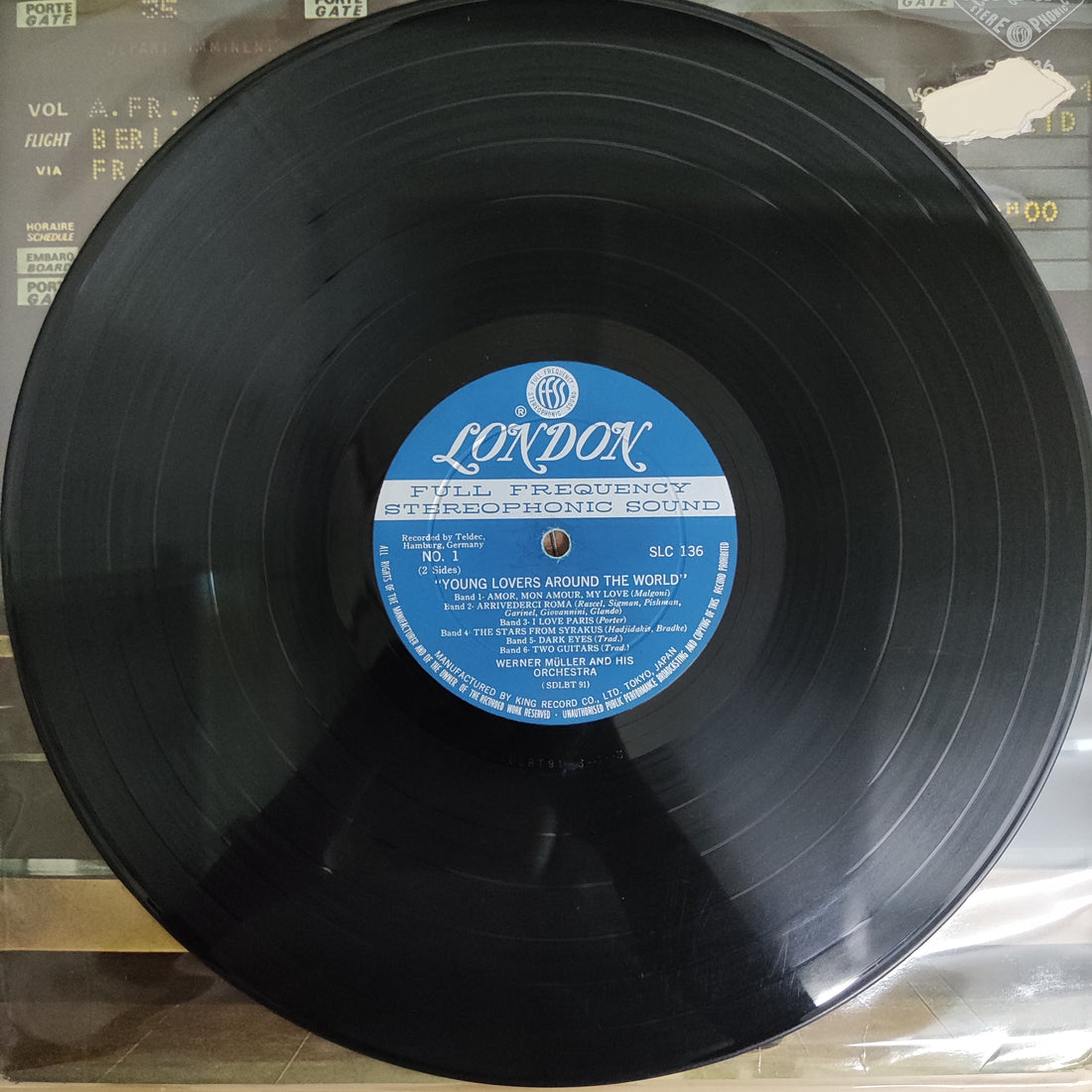 แผ่นเสียง Werner Müller And His Orchestra - Young Lovers Around The World Vinyl VG+