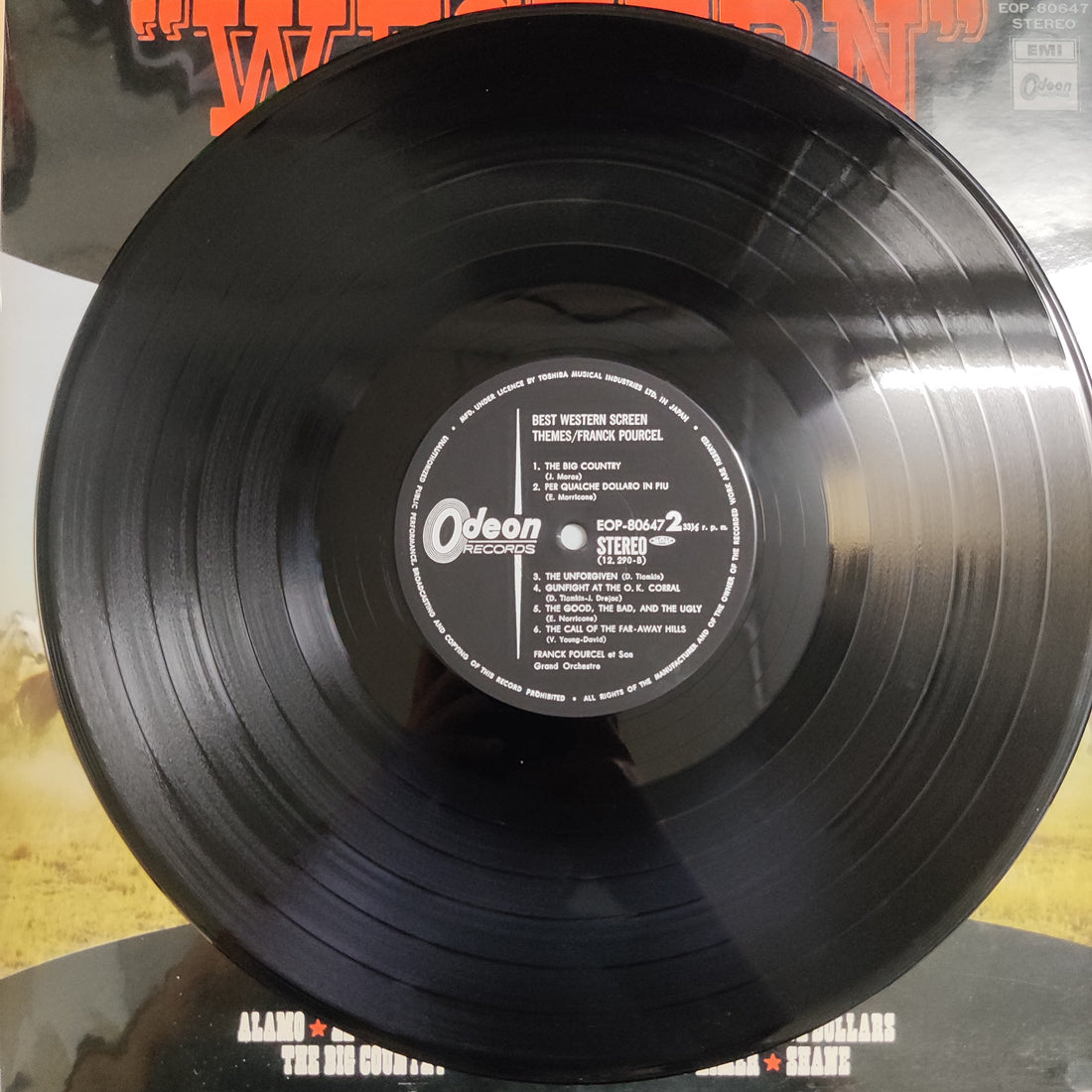 แผ่นเสียง Franck Pourcel Et Son Grand Orchestre - Best Western Screen Themes Vinyl VG+