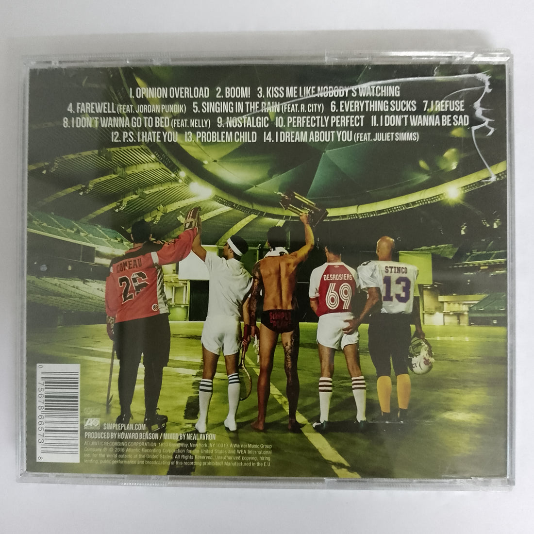 ซีดี Simple Plan - Taking One For The Team CD VG+