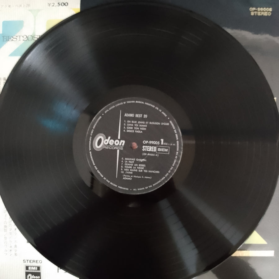 แผ่นเสียง Adamo - Best 20 Vinyl VG+