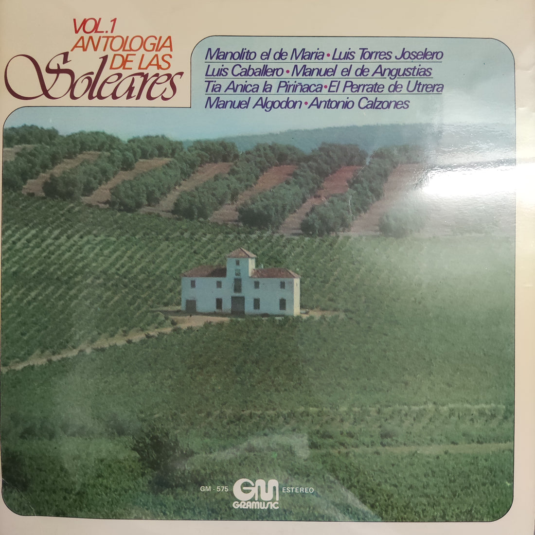 แผ่นเสียง Various - Antologia De Las Soleares Vol.1 Vinyl VG+