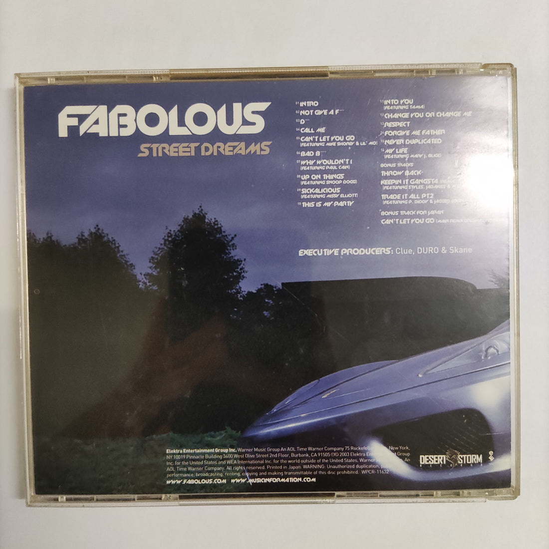 ซีดี Fabolous - Street Dreams CD VG+