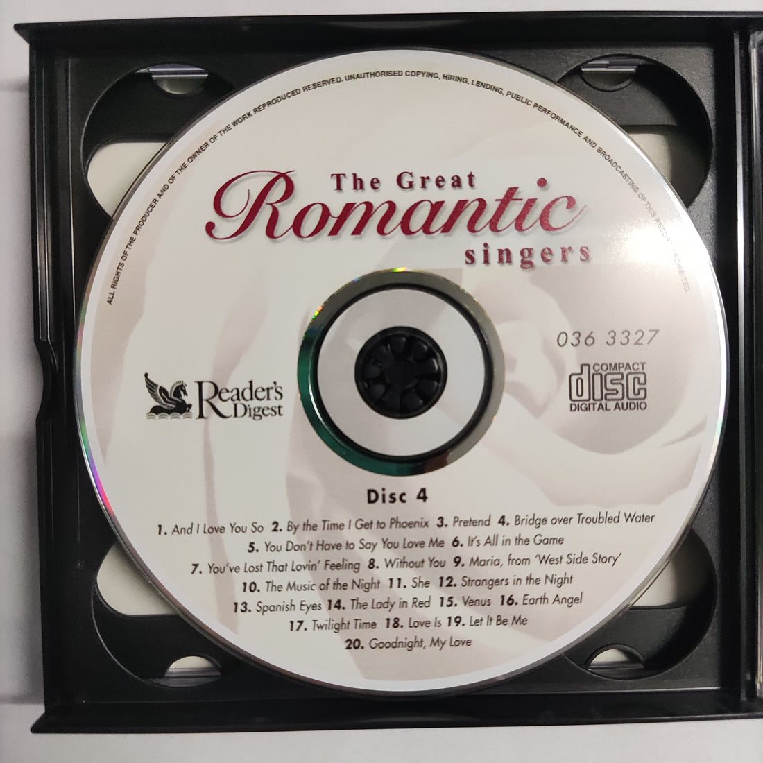 ซีดี Various - The Great Romantic Singers CD VG+ 5CDs