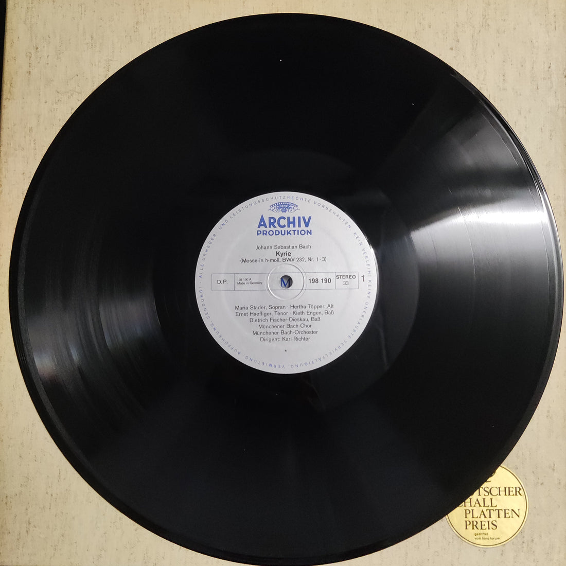 แผ่นเสียง Johann Sebastian Bach - Mass In B Minor Messa En Si Mineur BWV 2232 Vinyl VG+ 3LPs