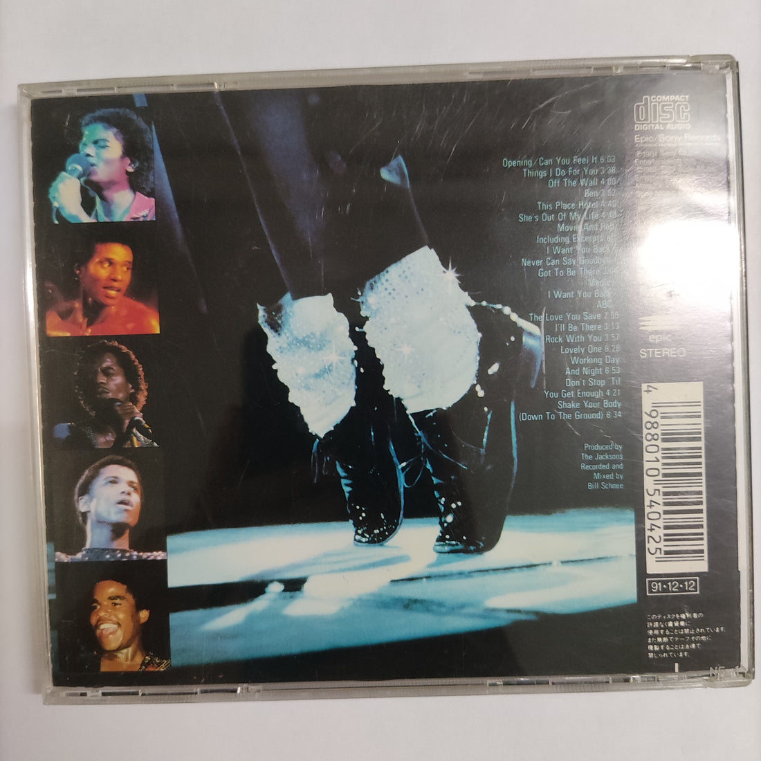 ซีดี The Jacksons - Live CD VG+