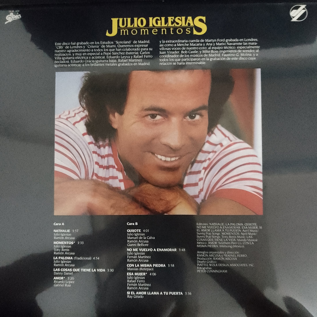 แผ่นเสียง Julio Iglesias - Momentos Vinyl VG+