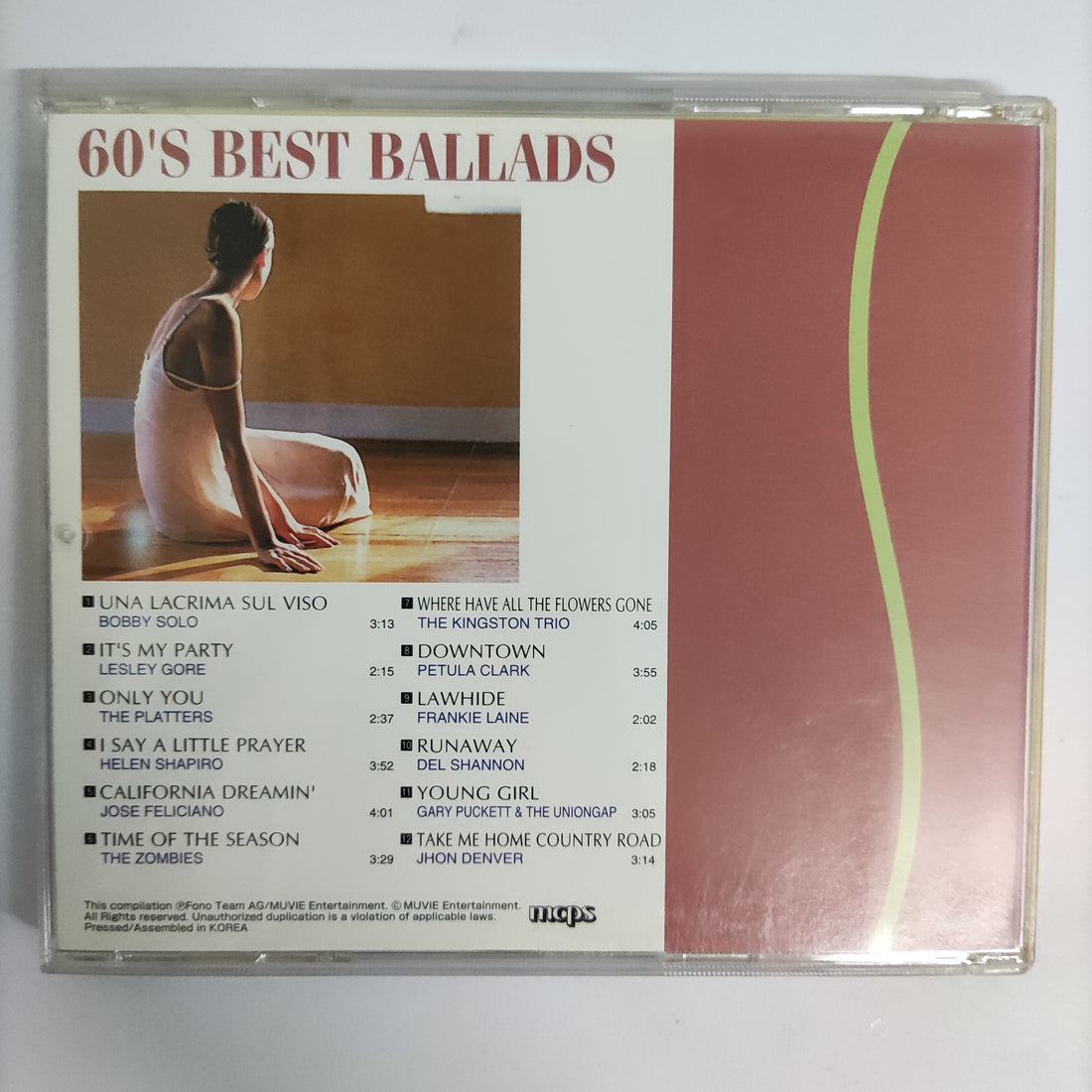 ซีดี Various - 60's Best Ballads Vol.2 CD VG+