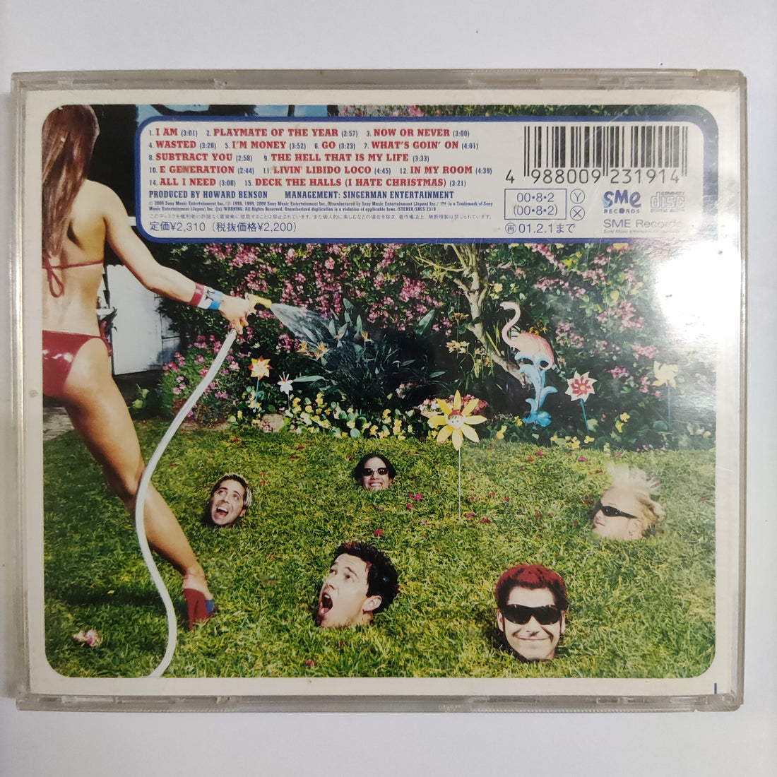 ซีดี Zebrahead - Playmate Of The Year CD VG+