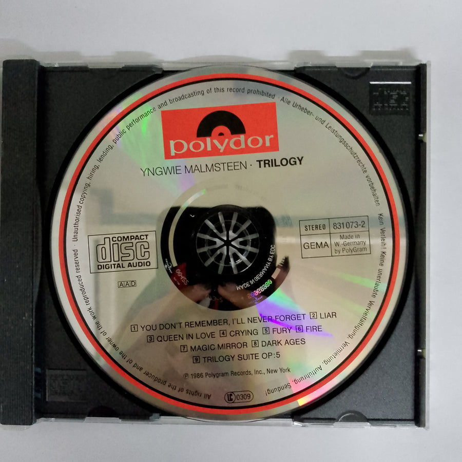 ซีดี Yngwie Malmsteen - Trilogy CD VG+