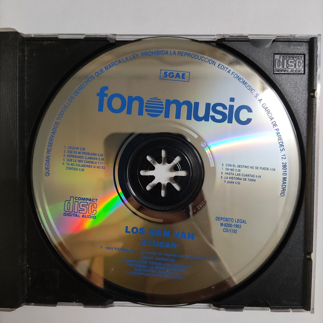 ซีดี Los Van Van - Azúcar CD VG+