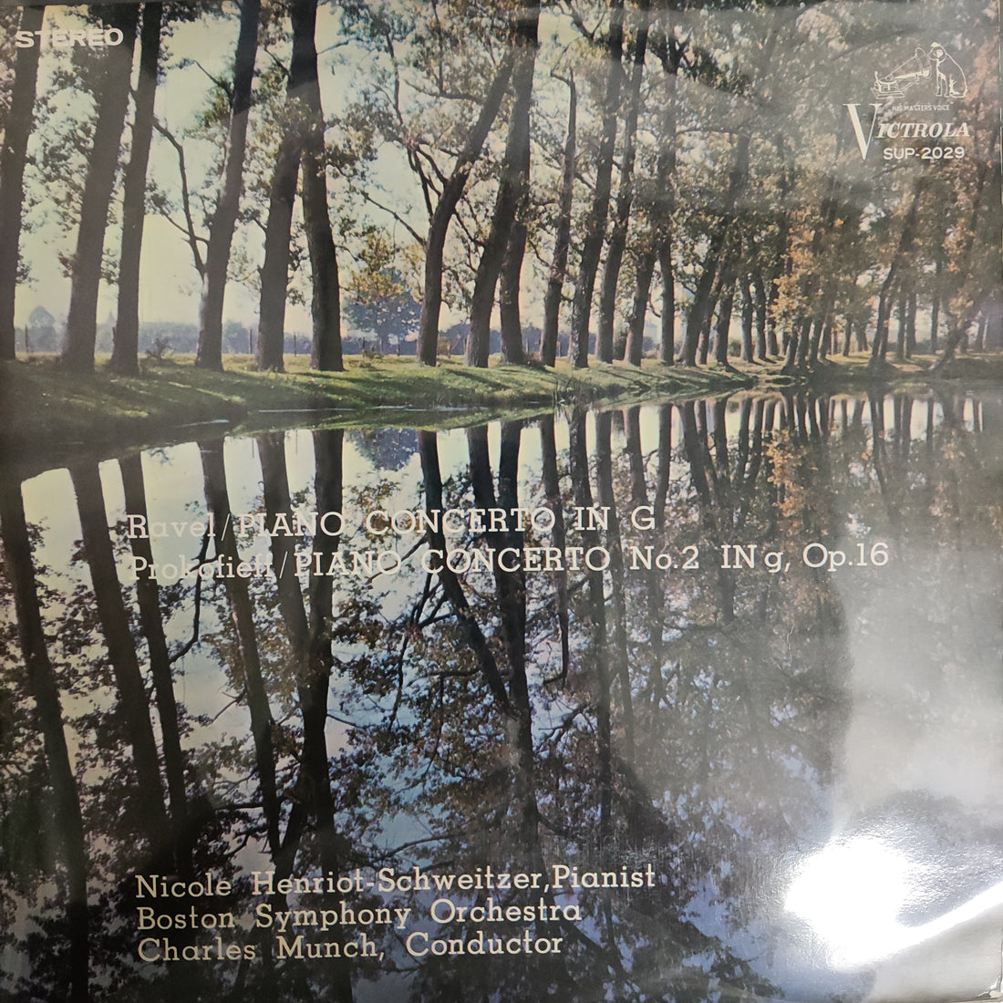 แผ่นเสียง Charles Munch - Boston Symphony Orchestra Nicole Henriot Schweitzer Pianist Ravel Piano Concerto In g Prokofieff Piano Concerto No.2 In G Op.16