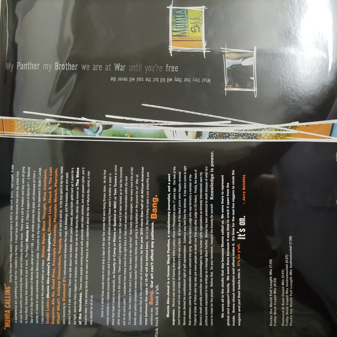 แผ่นเสียง Various - Mumia 911 Vinyl VG+