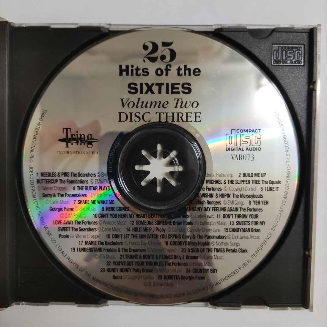 ซีดี Various - 25 Hits Of The Sixties Volume Two Disc 3 CD VG+