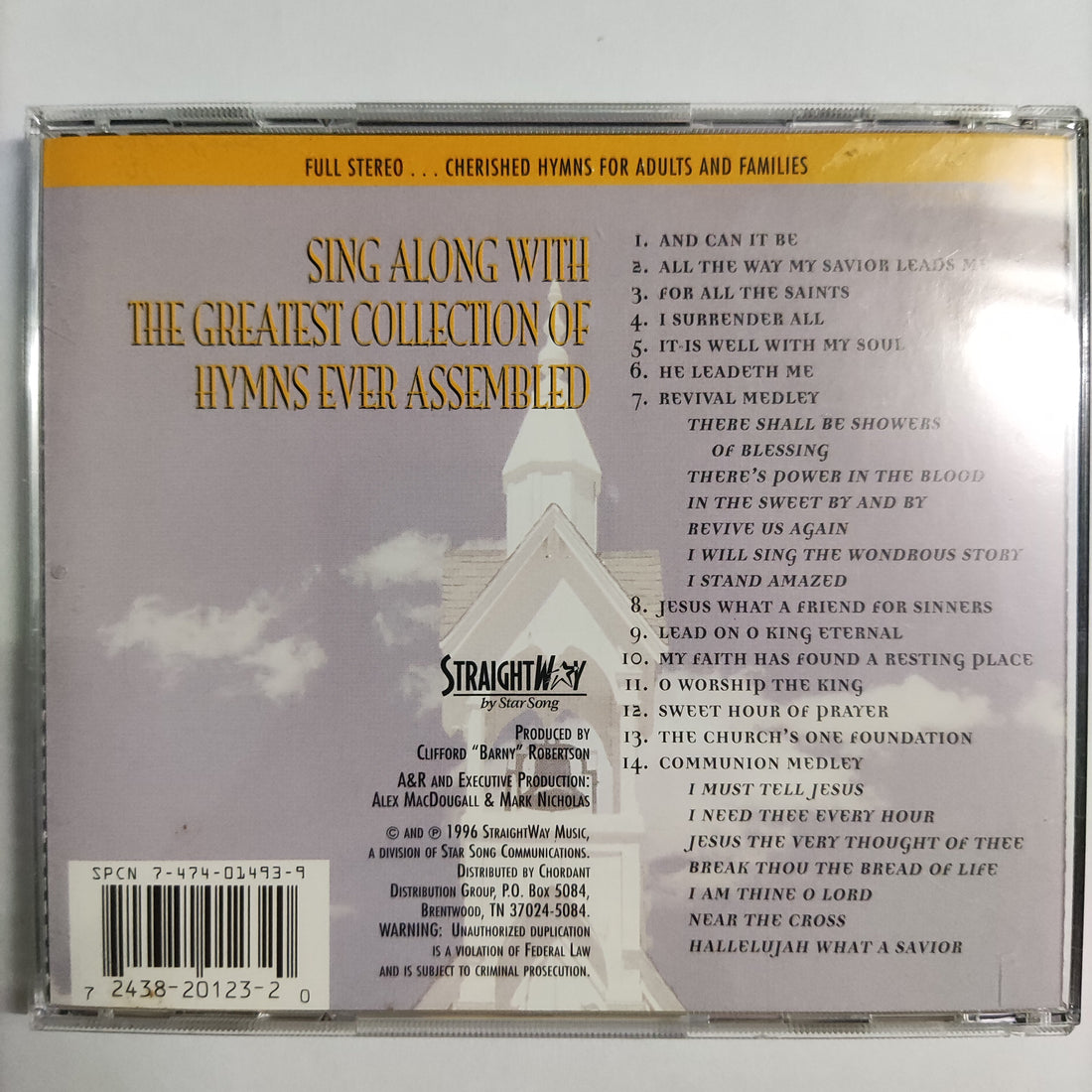 ซีดี Various - Hymns 25 You Love To Sing Vol.2 CD VG+