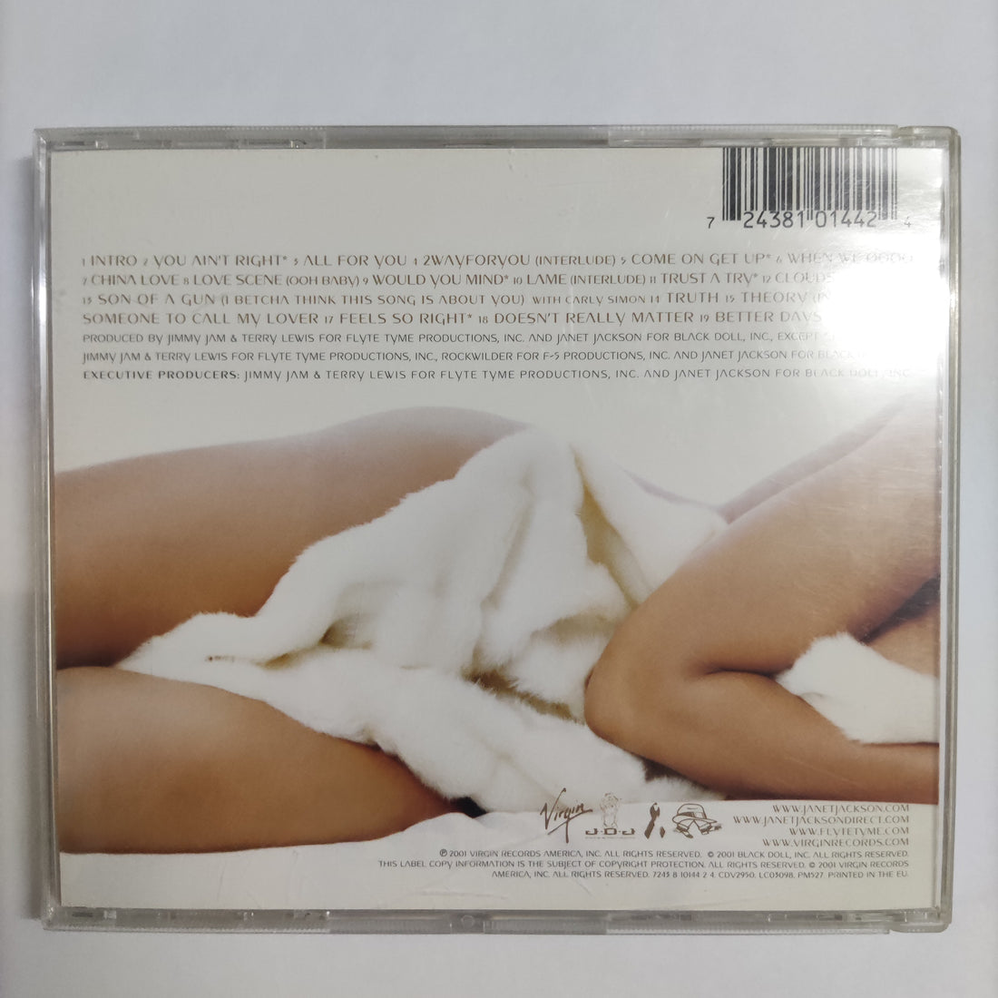 ซีดี Janet Jackson - All For You CD NM or M-