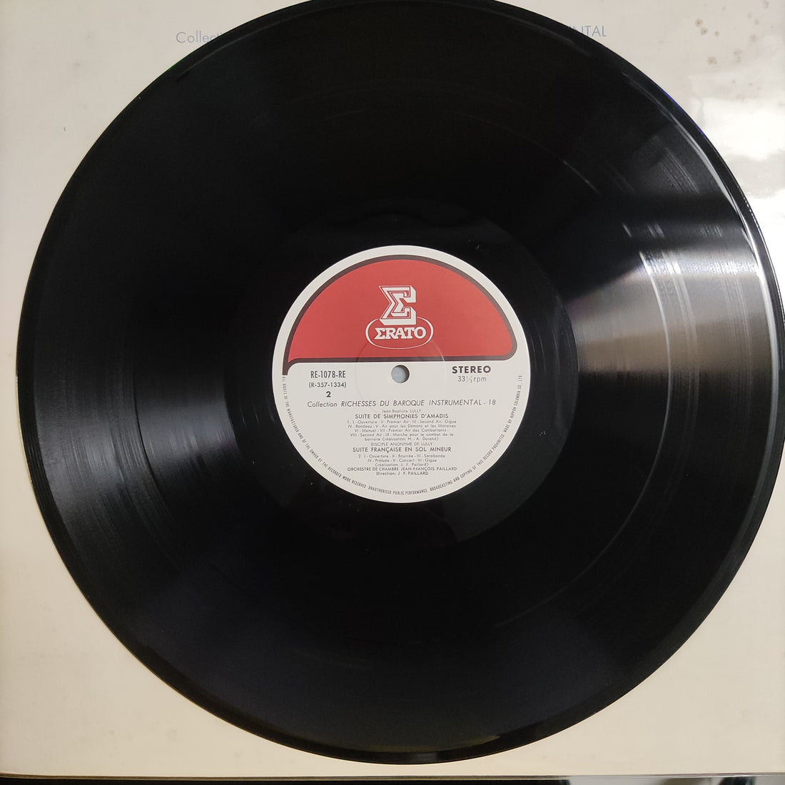 แผ่นเสียง Collection RICHESSES DU BAROQUE INSTRUMENTAL - 18 / SIXEME CONCERT EN SEXTUOR / CONCERTO A QUATRE VIOLON EN SOL MINEUR Oeuvre XVII