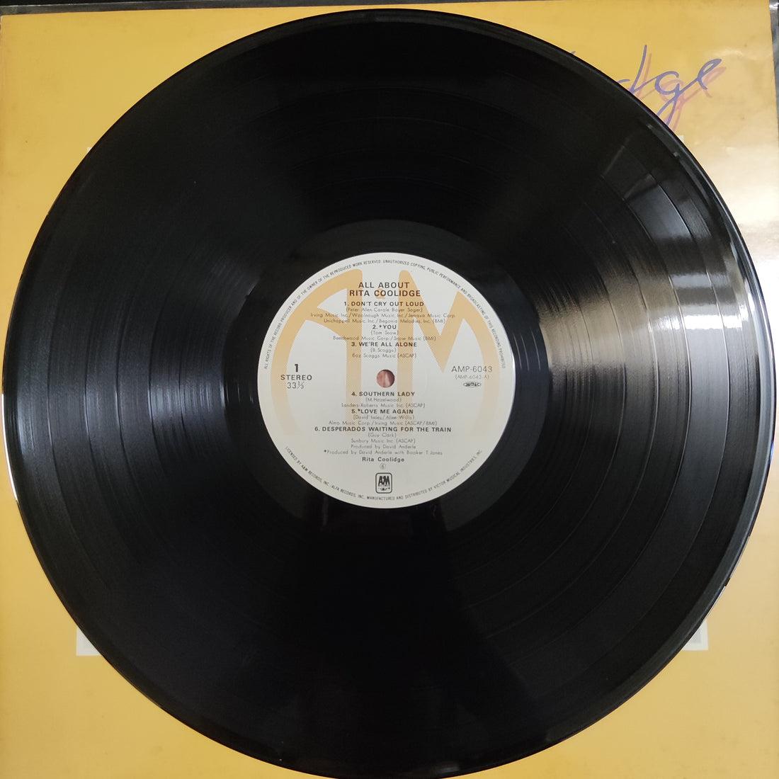 แผ่นเสียง Rita Coolidge - All About Rita Coolidge Vinyl VG+