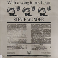 แผ่นเสียง Stevie Wonder - With A Song In My Heart Vinyl VG+