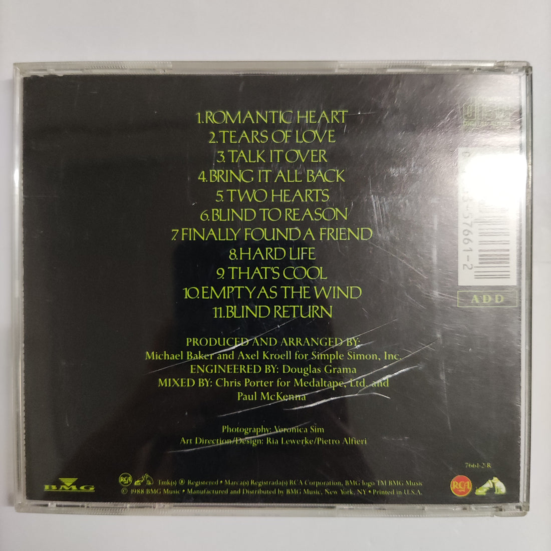 ซีดี Grayson Hugh - Blind To Reason CD NM or M-