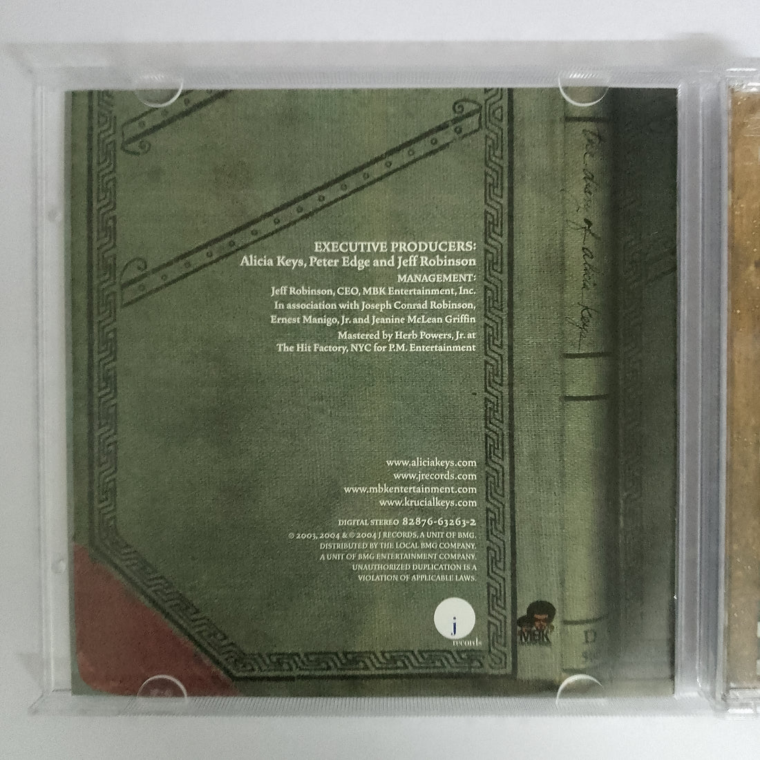 ซีดี Alicia Keys - The Diary Of Alicia Keys CD NM 2CDs