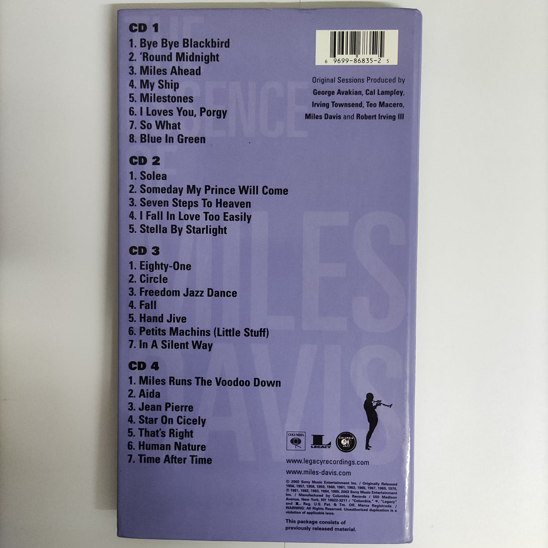 ซีดี Miles Davis - The Essence Of Miles Davis CD NM 4CDs