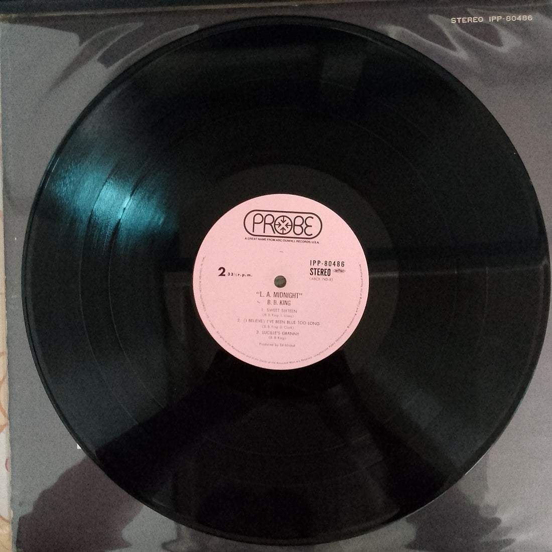 แผ่นเสียง B.B. King - L.A. Midnight Vinyl VG+