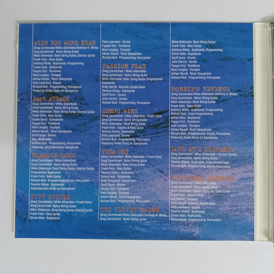 ซีดี Acoustic Alchemy - Aart CD NM