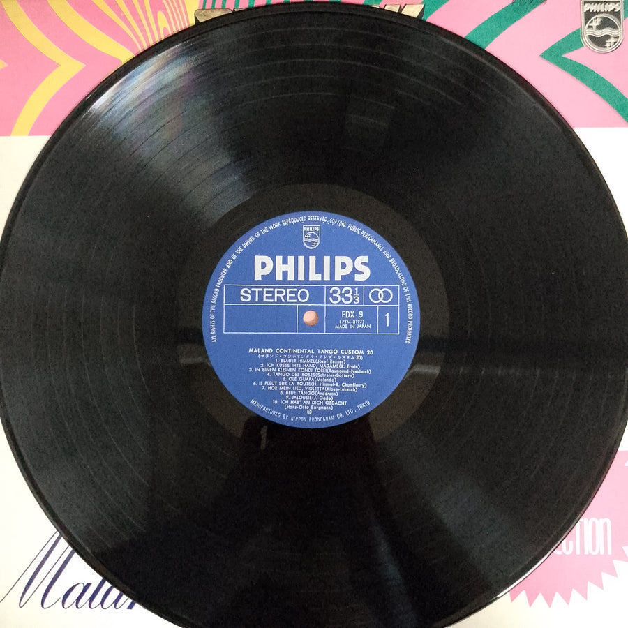 แผ่นเสียง Malando And His Tango Orchestra - Malando Continental Tango Custom 20 Vinyl VG+