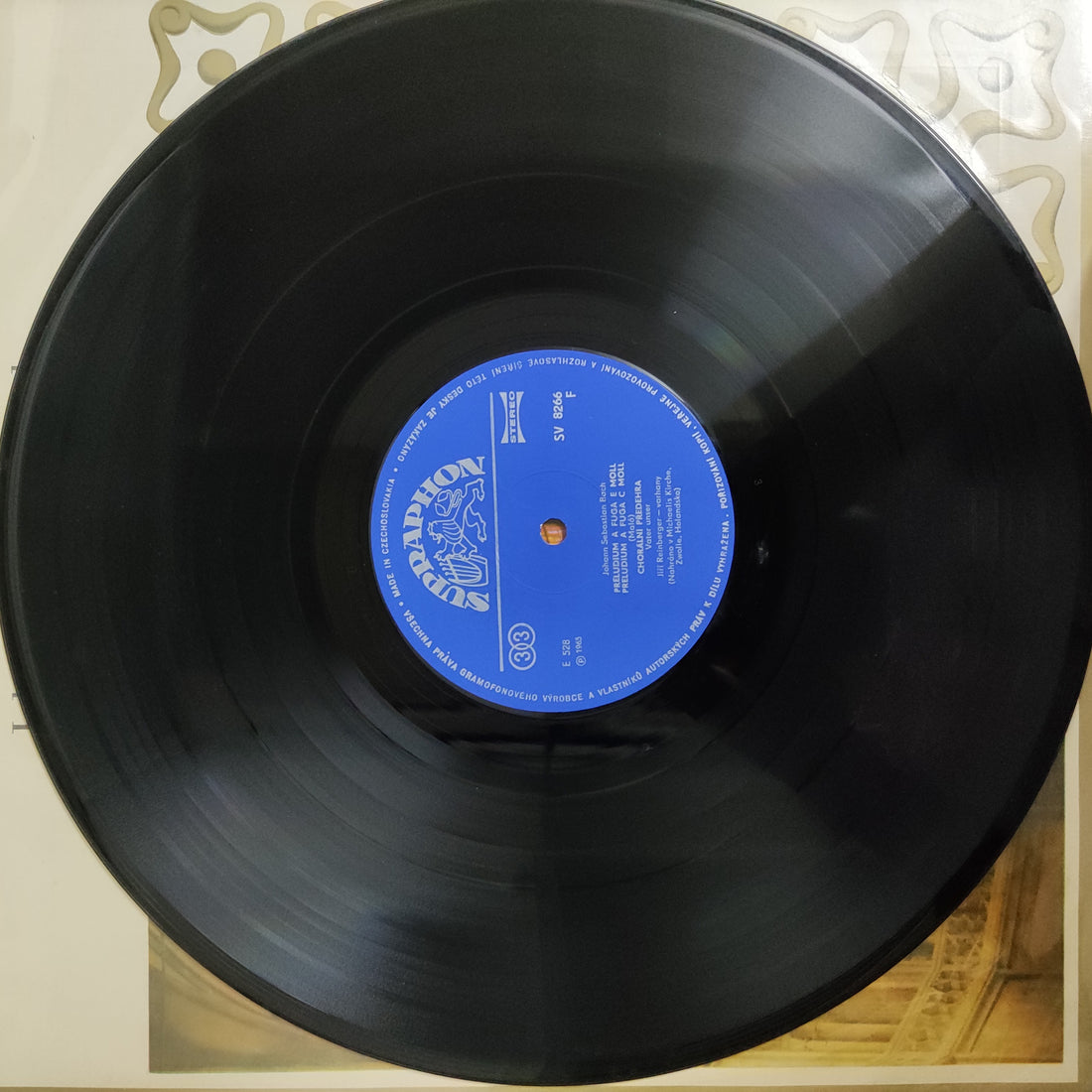 แผ่นเสียง Johann Sebastian Bach - Varhanní Skladby Vinyl VG+