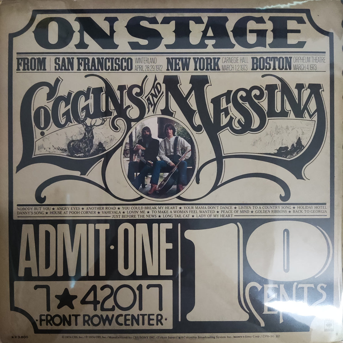 แผ่นเสียง Loggins And Messina - On Stage Vinyl VG+