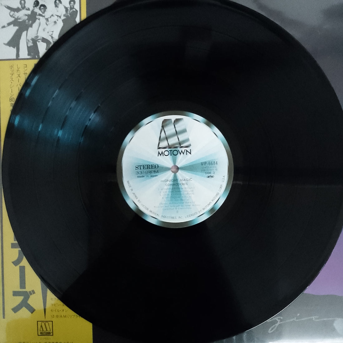 แผ่นเสียง Commodores = Commodores - Midnight Magic = ミッドナイト・マジック Vinyl VG+