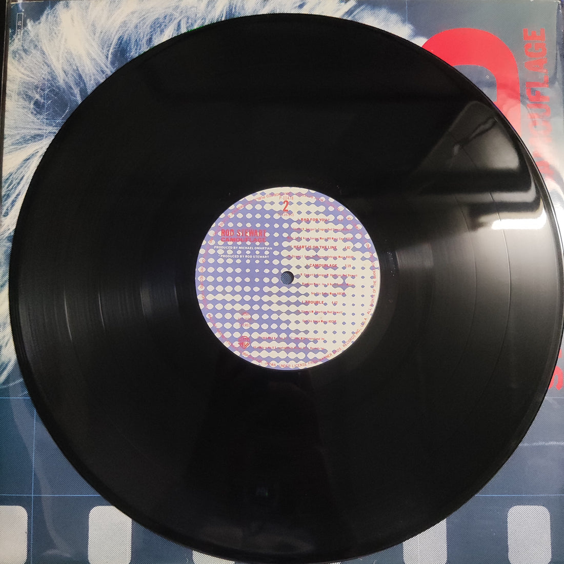 แผ่นเสียง Rod Stewart - Camouflage Vinyl VG+