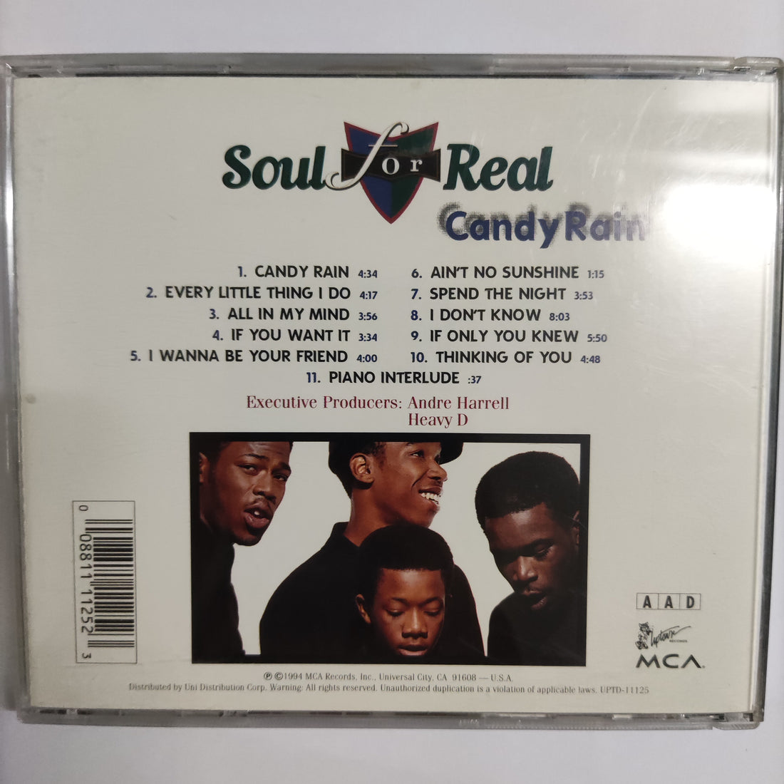 ซีดี Soul For Real - Candy Rain CD VG+