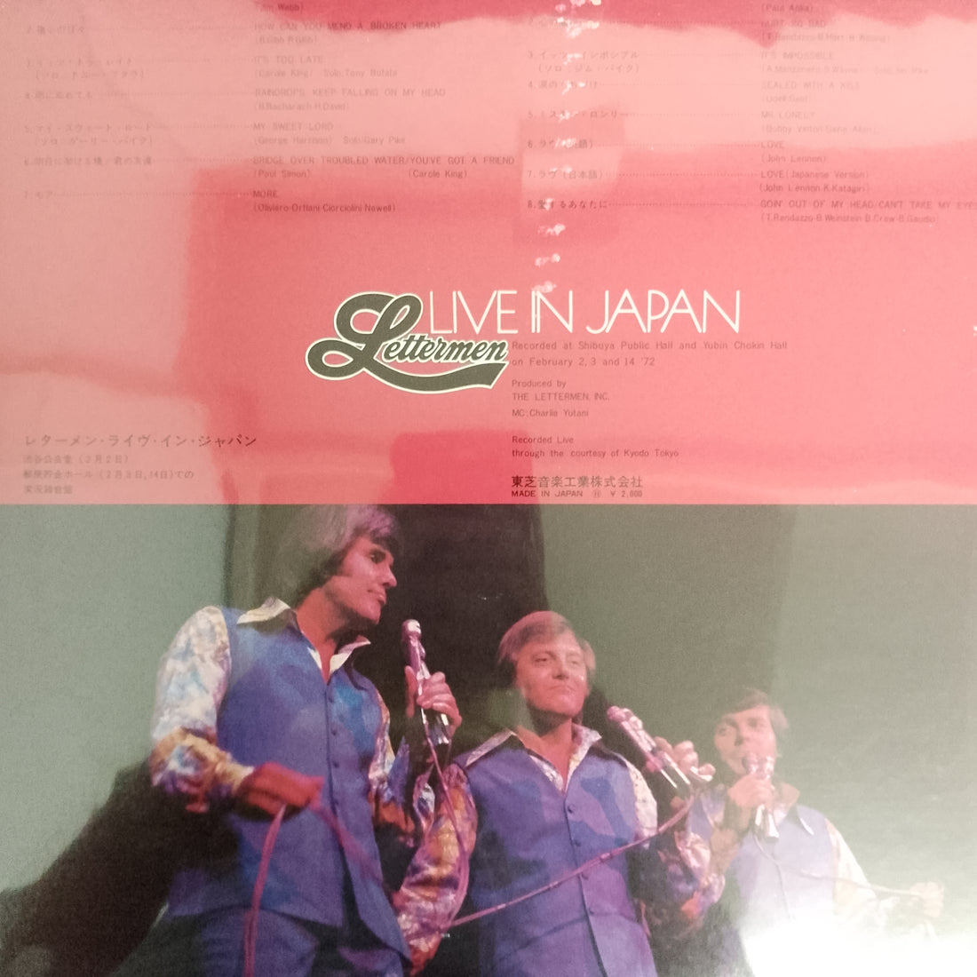 แผ่นเสียง The Lettermen - Live In Japan Vinyl VG+