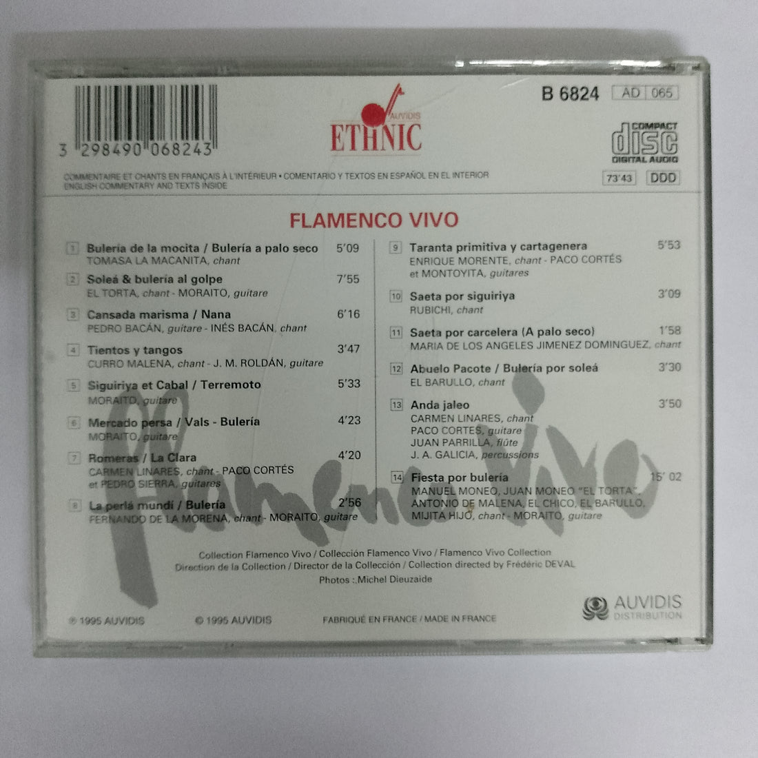 ซีดี Various - Flamenco Vivo CD VG+
