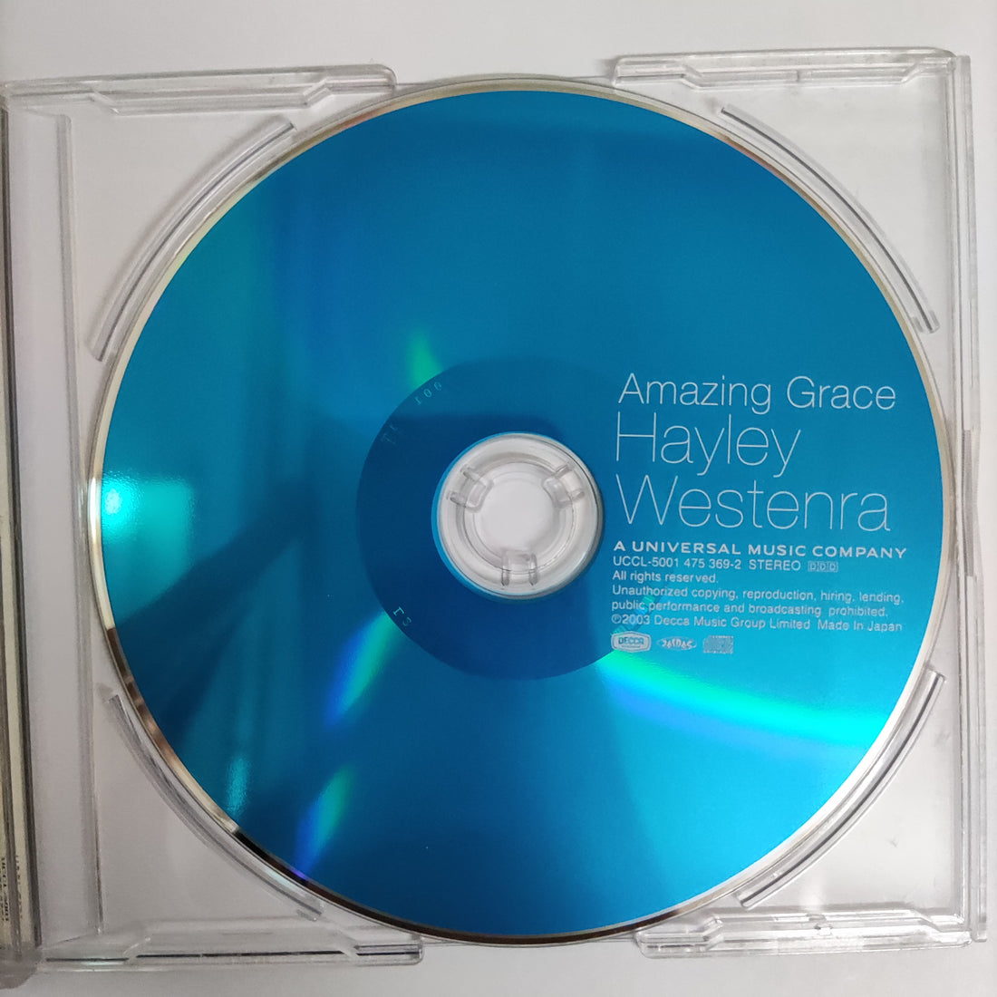 ซีดี Hayley Westenra - Amazing Grace CD VG