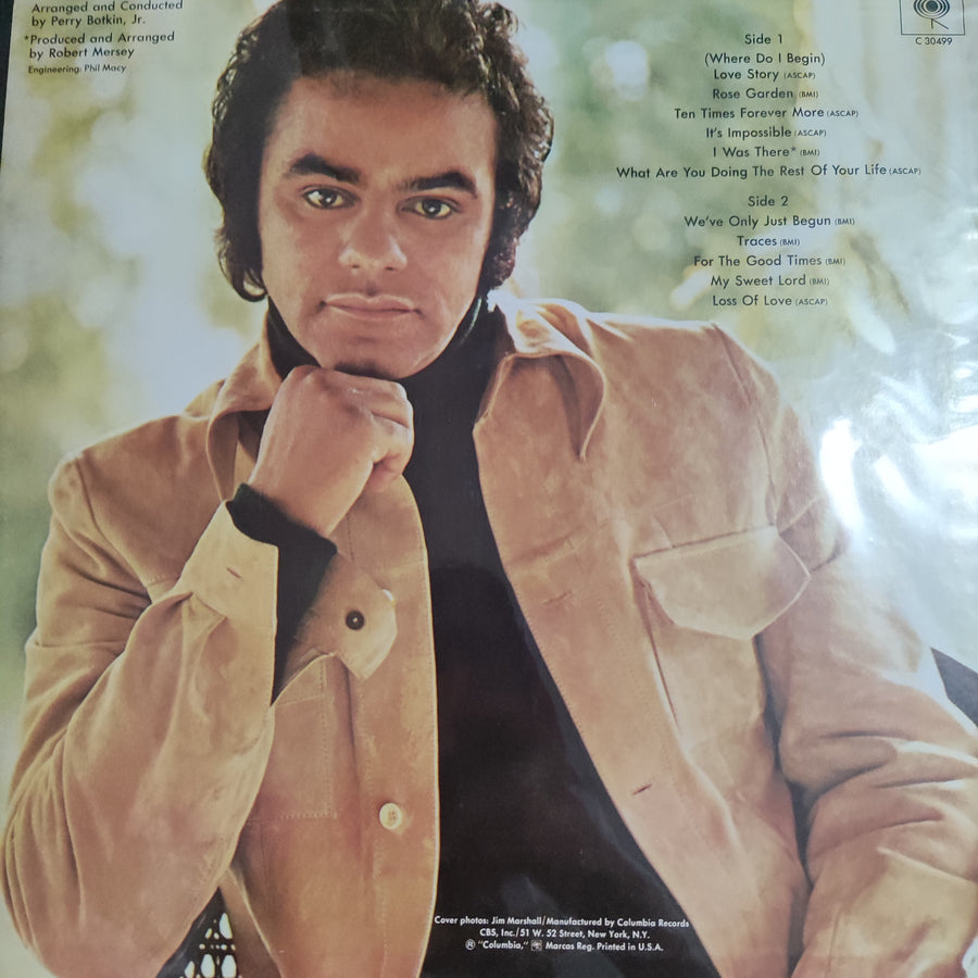 แผ่นเสียง Johnny Mathis - Love Story Vinyl VG+