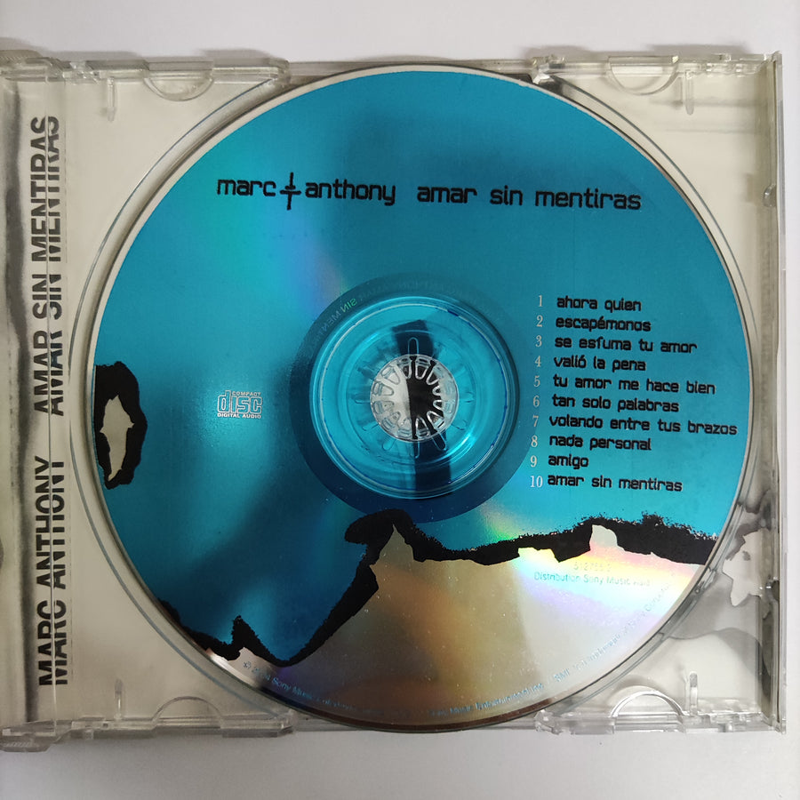 ซีดี Marc Anthony - Amar Sin Mentiras CD VG