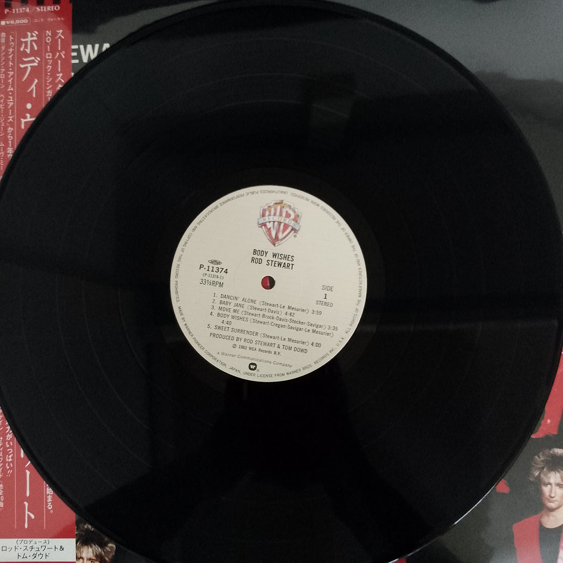 แผ่นเสียง Rod Stewart - Body Wishes Vinyl VG+