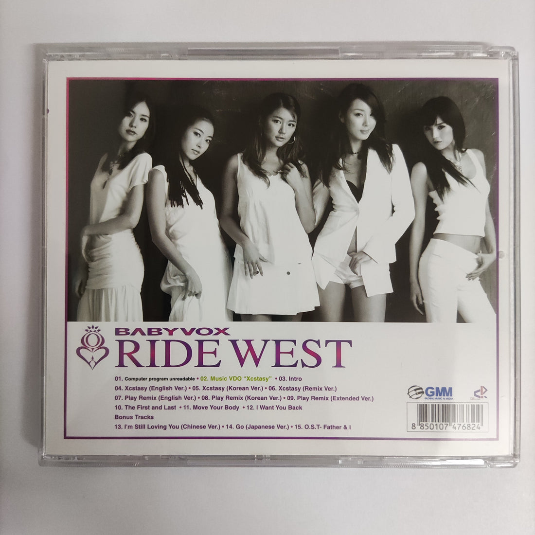 ซีดี Baby Vox - Ride West CD NM
