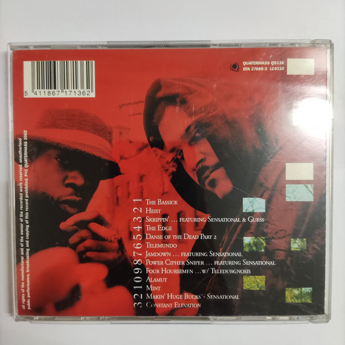 ซีดี Spectre Featuring Sensational - Parts Unknown CD NM or M-