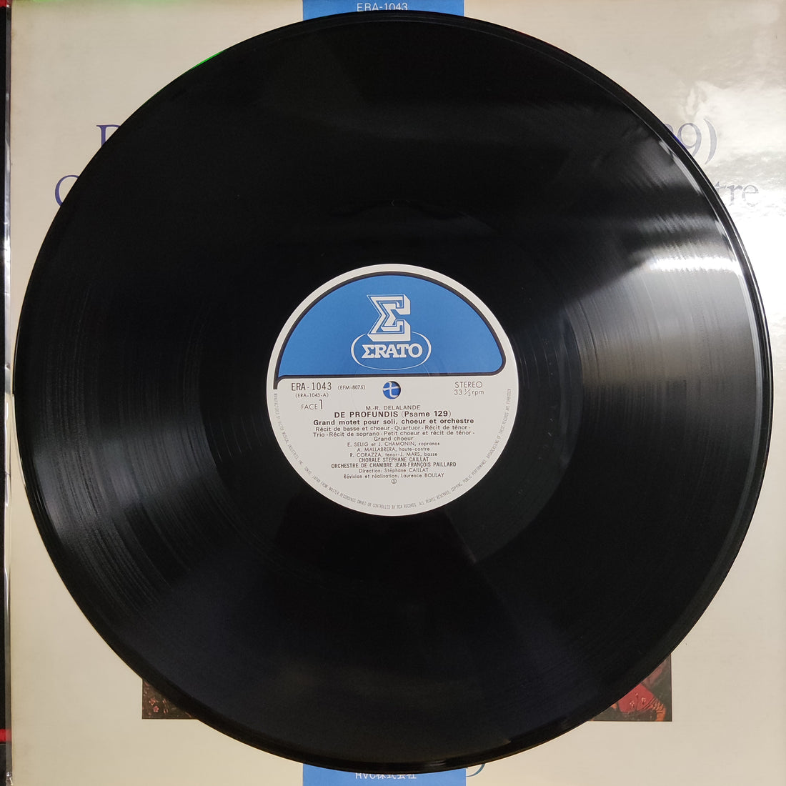 แผ่นเสียง M.R. Delalande - De Profundis Psame 129 Grand Motet Pour Soli,Choeur Et Orchestre