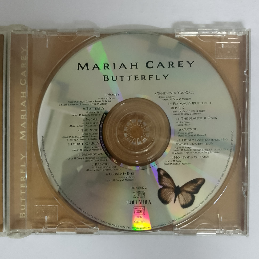 ซีดี Mariah Carey - Butterfly CD VG+