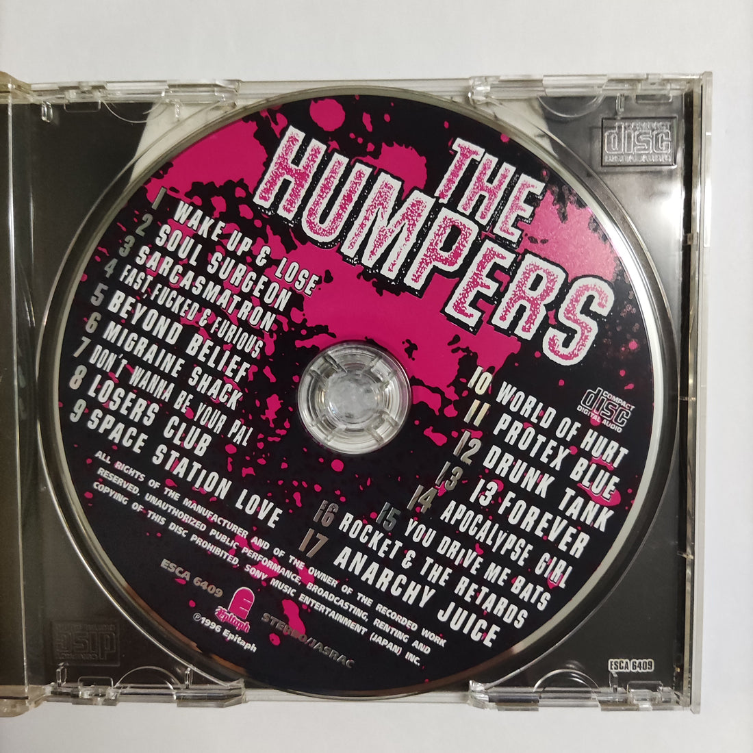 ซีดี The Humpers - Live Forever Or Die Trying CD VG+